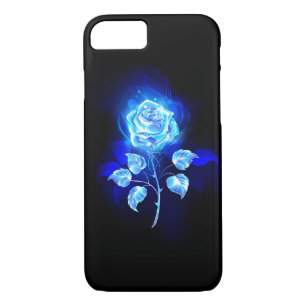 Burning Blue Rose iPhone 8/7 Case