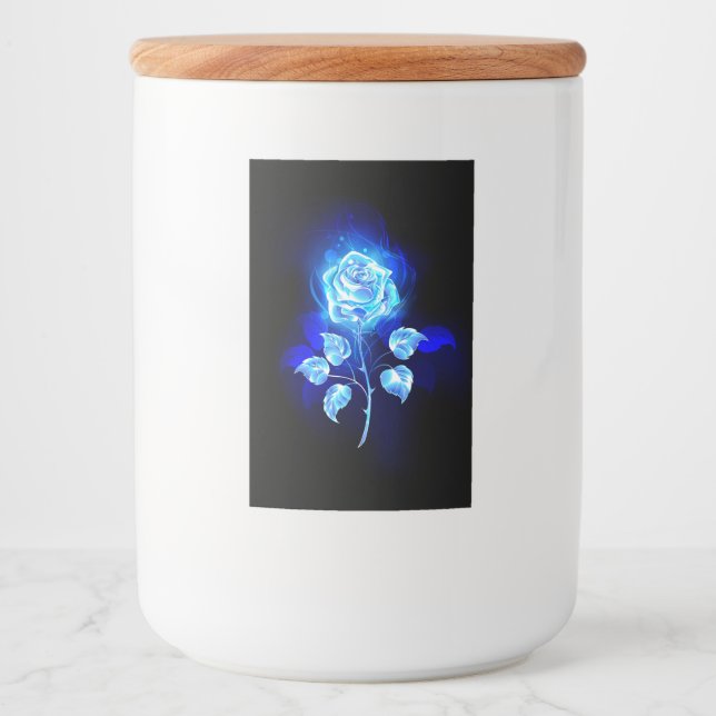 Burning Blue Rose Food Label (Front)
