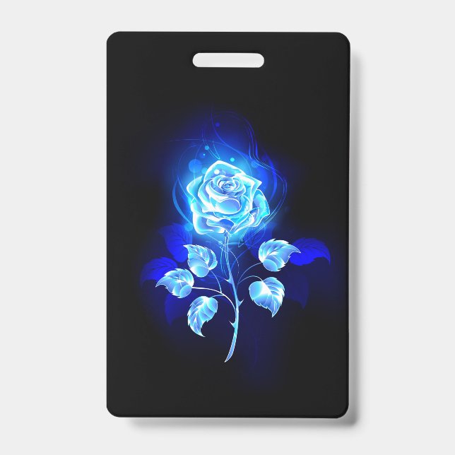 Burning Blue Rose ID Badge (Front)