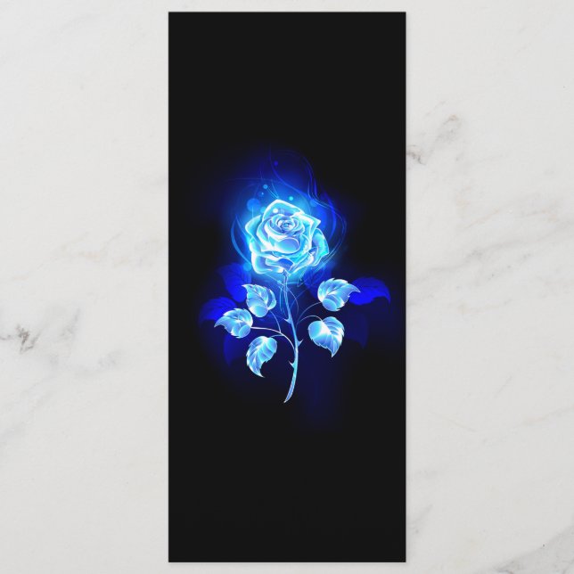 Burning Blue Rose Menu (Front)