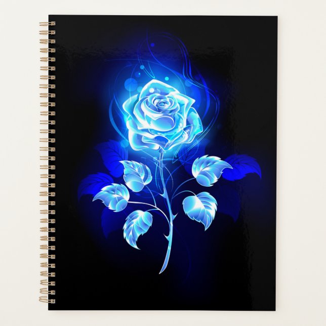 Burning Blue Rose Planner (Front)
