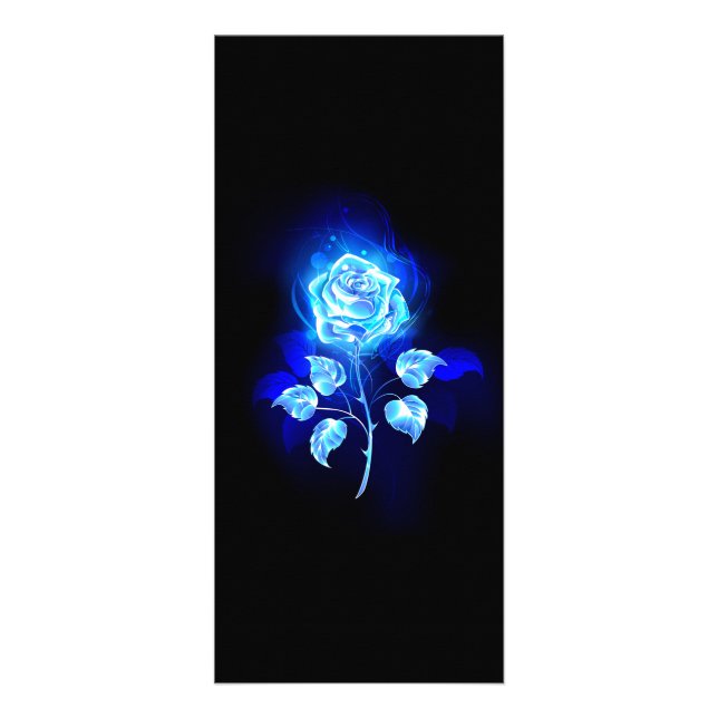 Burning Blue Rose Rack Card (Front)