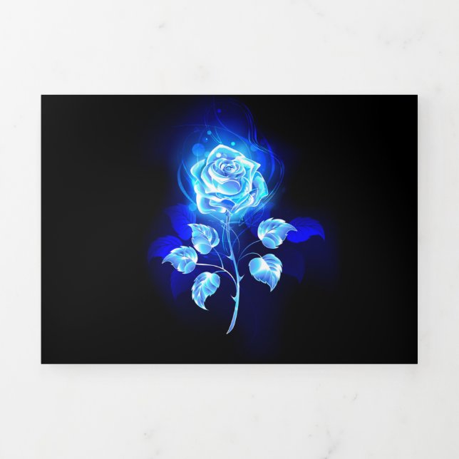 Burning Blue Rose Tri-Fold Announcement (Cover)