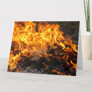 Burning Brush Card