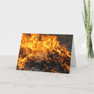 Burning Brush Card