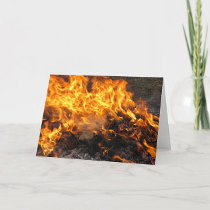 Burning Brush Card