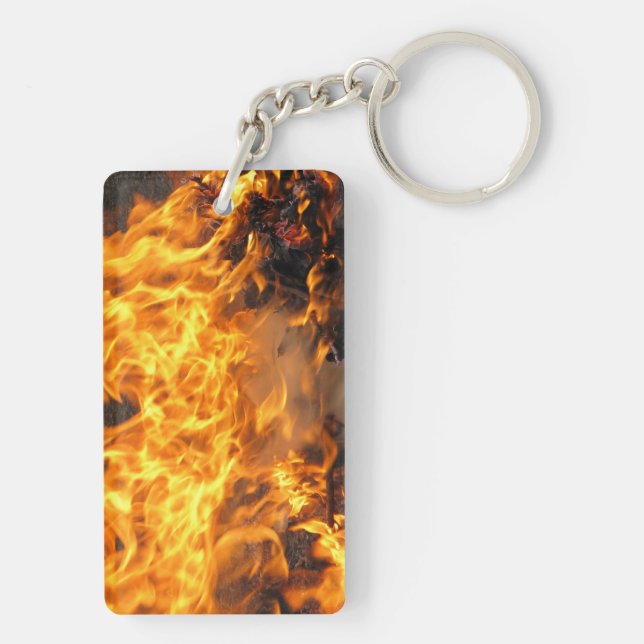 Burning Brush Key Ring (Back)