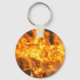 Burning Brush Key Ring