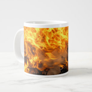 Burning Brush Large Coffee Mug