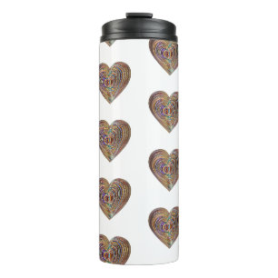 Burning Bush Minimalist Symbol Thermal Tumbler