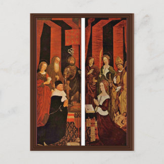 Burning Bush Triptych From The Left And Right Wing Postcard