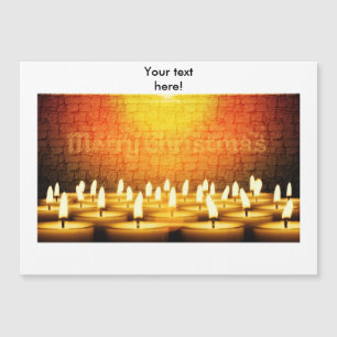 Burning candles - Merry Christmas