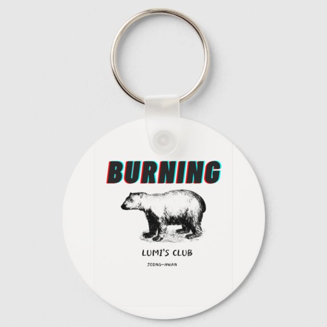 Burning Classic  Key Ring (Front)