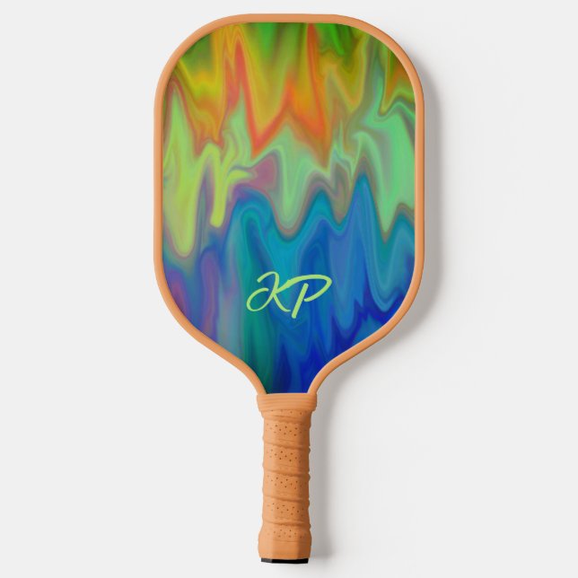 Burning Colors Pickleball Paddle (Back)