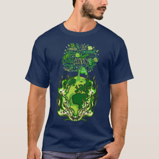 Burning Earth Climate Change Environment Nature T-Shirt
