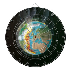 Burning Earth Dartboard