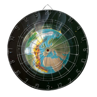 Burning Earth Dartboard