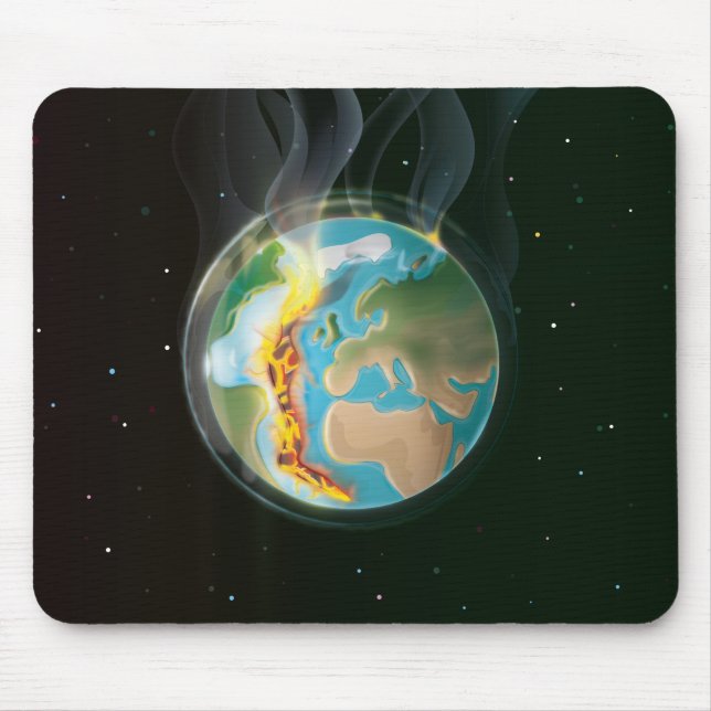 Burning Earth Mouse Mat (Front)