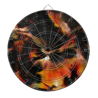 Burning Flames Dartboard