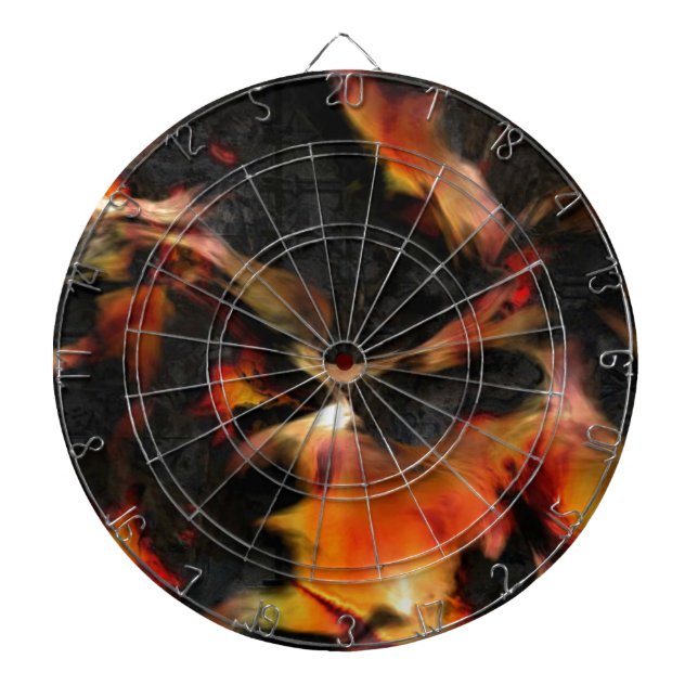 Burning Flames Dartboard (Front)
