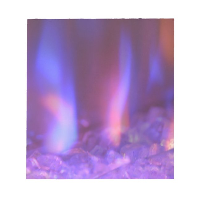 Burning Flames Notepad (Front)