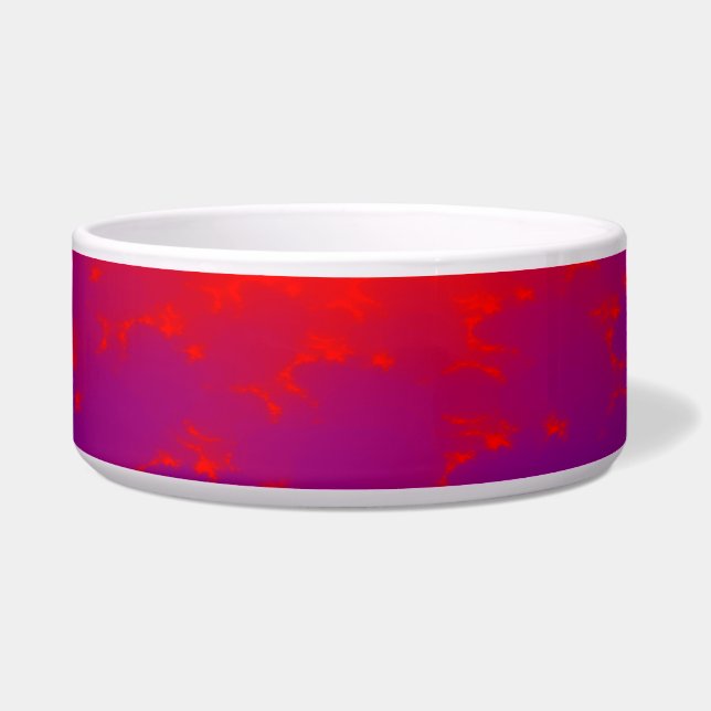 Burning Galaxy Dog Bowl (Front)