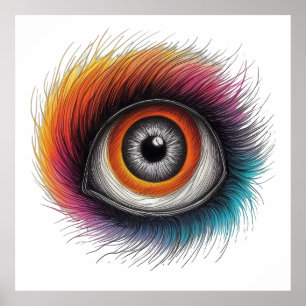 Burning Gaze Poster