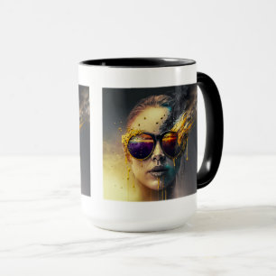 Burning Glasses Combo Mug, 15 oz Mug