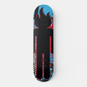 Burning Head Skateboard