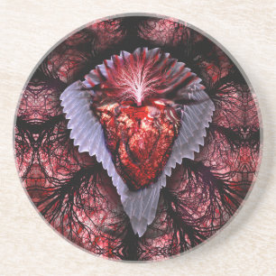 Burning Heart Coaster