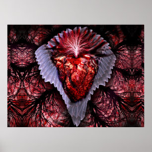 Burning Heart Poster