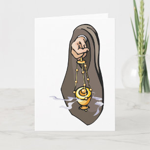 Burning Insence Greeting Cards