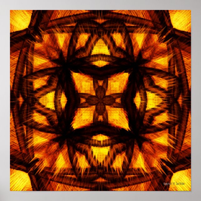 Burning Jewel Poster (Front)