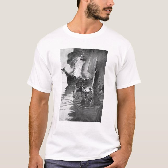 Burning of the Gaspee T-Shirt (Front)