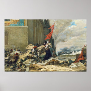 Burning of the Tuileries, 1871 Poster