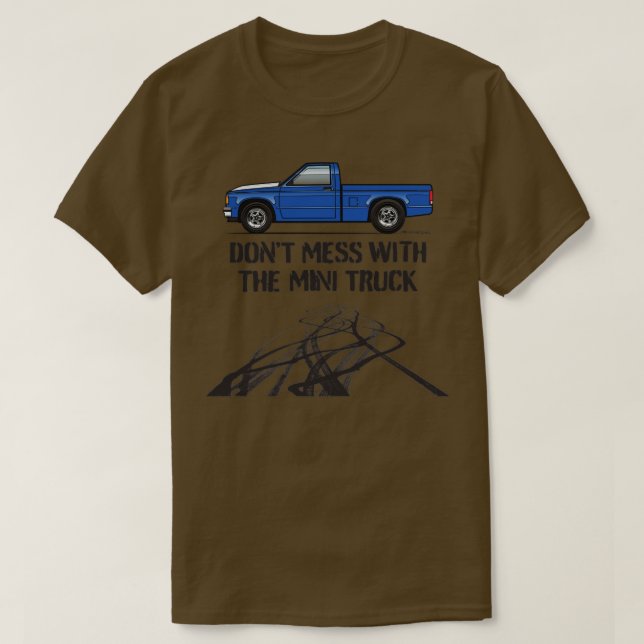 Burning Out Blue T-Shirt (Design Front)