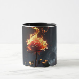 Burning Rose – Passion Meets Destruction in Striki Mug
