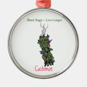 Burning Sage Thunder_Cove Metal Tree Decoration