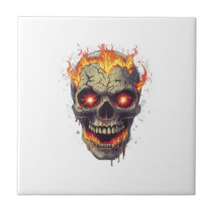 Burning Skull Inferno Tile