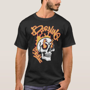 Burning Skull Streetwear T-Shirt