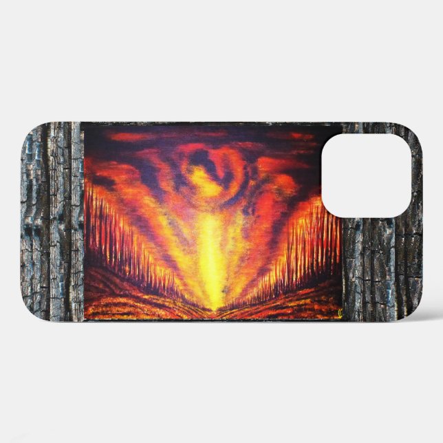 Burning Sky Case-Mate iPhone Case (Back (Horizontal))