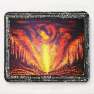 Burning Sky Mouse Mat