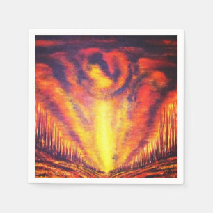 Burning Sky Napkin