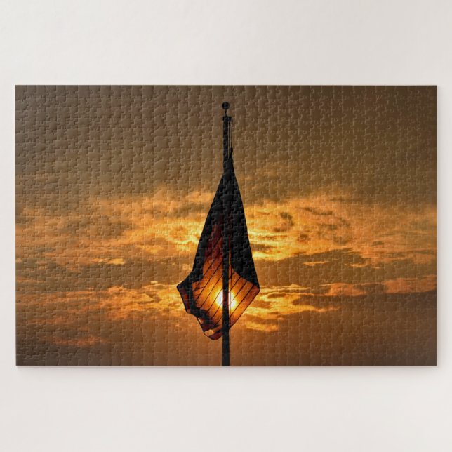 Burning Sky Sunset - 20x30 - 1014 pcs. Jigsaw Puzzle (Horizontal)