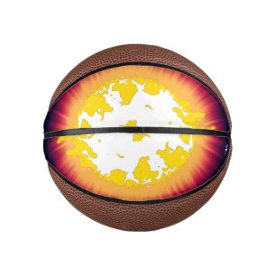 Burning star mini basketball