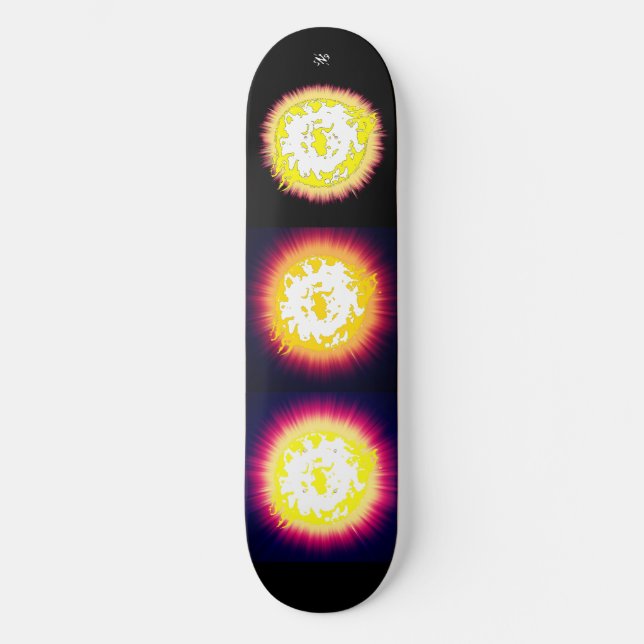 Burning Star Skateboard (Front)