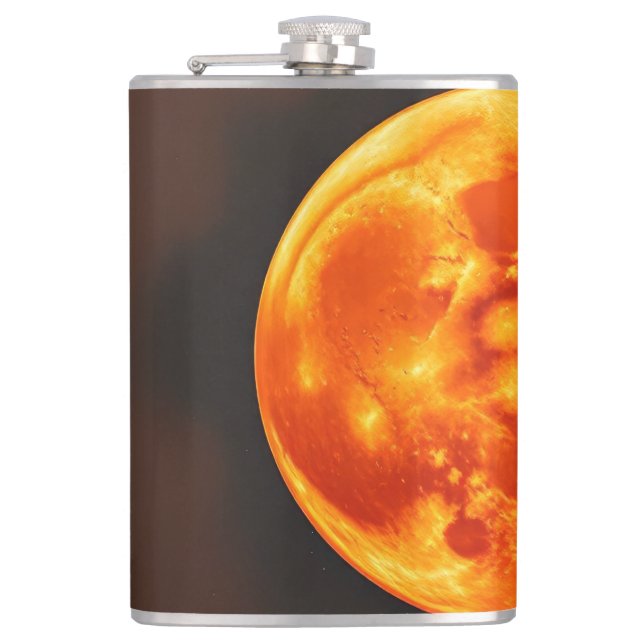 Burning Sun Hip Flask (Front)
