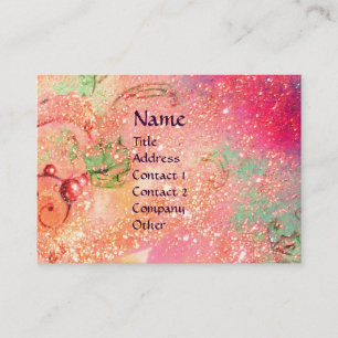 BURNING THE CARNIVAL / Theatre ,Dance and Music Business Card