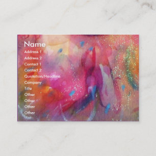 BURNING THE CARNIVAL / Theatre ,Dance and Music Business Card