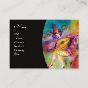 BURNING THE CARNIVAL / Theatre ,Dance and Music Business Card